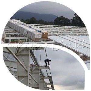 کاربری ساندویچ پانل سقفی