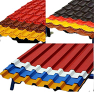 خرید ورق شیروانی و رنگی